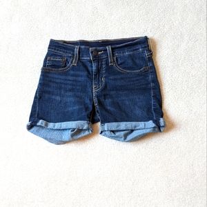Levi's cuffed blue jean shorts Size 24